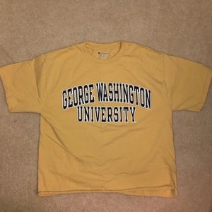 Women’s George Washington University crop top